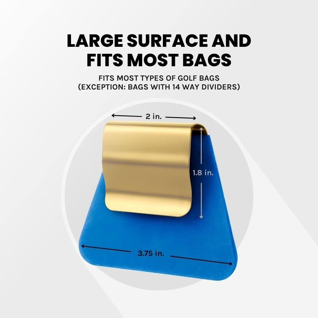 - Golf Steel Hub for Magnetic Accessories (Blue) - Golf Bag Attachment for Magnetic Products - Easily Access Magnetic Golf Accessories from Your Golf Bag
